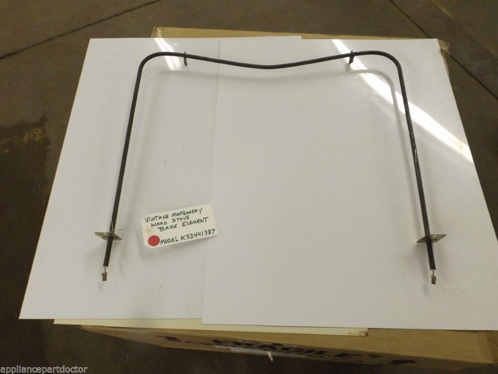 Model KSD441387 Vintage Montgomery Ward Stove Bake Element USED Model KSD441387 Vintage Montgomery Ward Stove Bake Element USED